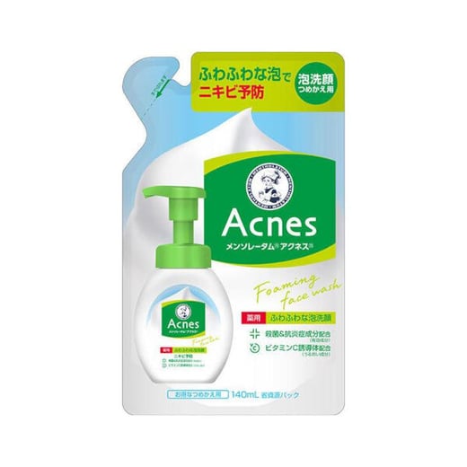 Rohto Mentholatum  - Acnes Foam Wash Refill - 140ml Rohto Mentholatum