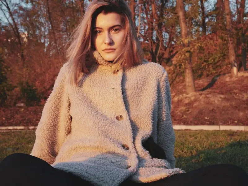 Women's chunky knit cardigan